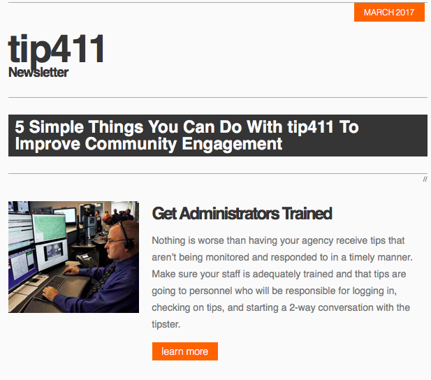 tip411 newsletter