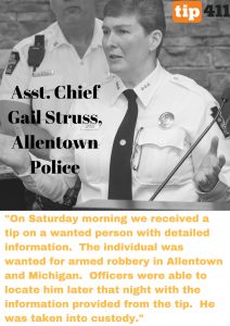 tip411 armed robbery tip