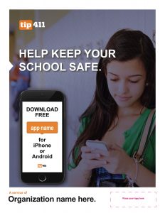 Help keep your school safe tip411